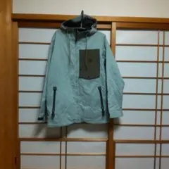 Analog mサイズ 青緑 フード付きジャケット