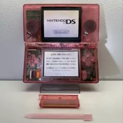 DS Lite カスタム本体 クリアピンク