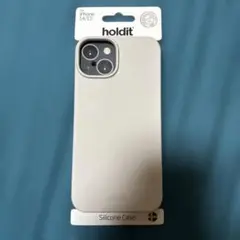 holdit iPhone 14/13用シリコンケース ベージュ