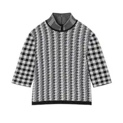 マメクロゴウチ 23AW パイルジャカードハイネックニットカットソー マメクロゴウチ 23AW パイルジャカードハイネックニット - メルカリ