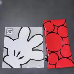 Zoff ミッキー メガネケース Disney Collection メガネ拭き