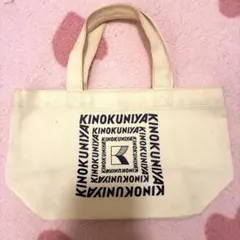 【美品】紀ノ国屋×ファンケル コラボ ミニトートバッグ ランチバッグ 非売品のサムネイル