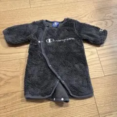 Champion フリースロンパース グレー