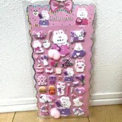 新品　ウサギぷにぷにシール　おしりシール　ステッカー