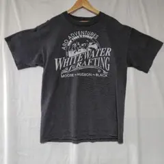 90s USA製 MILLER「ARO ADVENTURES」ボーダーTシャツのサムネイル