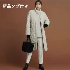 新品タグ付き プラステ　キルティング ダウンコート M