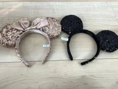 ミッキー耳カチューシャ 2色セット