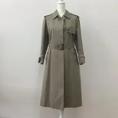 美品 DAKS ダックス トレンチコート ベージュ チェック裏地 9AB2 M