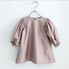 TRNKA Becca ピンク パフスリーブドレス