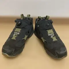 Reebok InstaPump Fury スニーカー ブラック カーキ