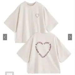 GRL ハートロゴプリントTシャツ[pm255a]