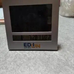 EDION デジタル置時計 カレンダー付き