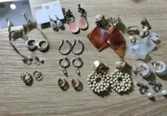 イヤリング　イヤーカフ　ノンホールピアス　シルバー　ゴールド　ジルコニア