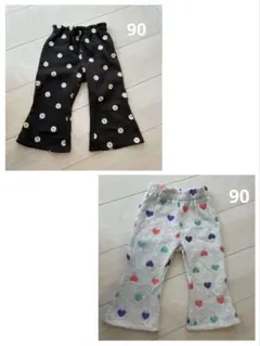 サイズ90 フレアパンツ2点セット