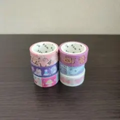 【まとめ売り】BGM マスキングテープ ６個セットのサムネイル