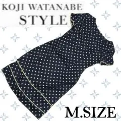 e56〚KOJI WATANABE STYLE〛 ドット柄ワンピース Mサイズのサムネイル
