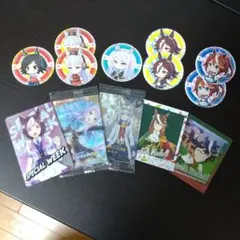 ウマ娘 プラスチックカード と ステッカー のセット