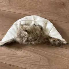 Baby gap ホワイト フリース ファー付き帽子