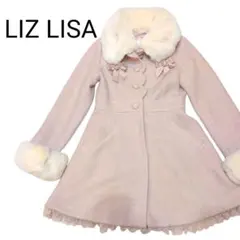 ピンク フリース ポンチョ ファー付き　リズリサ LIZ LISA LIZLISA ポンチョ ピンク ピンク フリース ポンチョ ファー付き