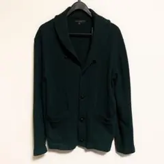 【アーバンリサーチ】グリーン(緑) カーディガン ヘチマ襟 秋 冬 ウール