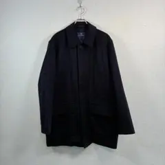 Brooks Brothers ネイビー ウールピーコート Lサイズ