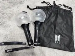 BTS 公式ペンライト Ver.1.2 2本セット　専用袋付き BTS 公式ペンライト Ver.1.2 2本セット 専用袋付き - メルカリ