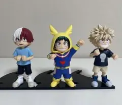 僕のヒーローアカデミア ちあぴこ フィギュア 3体セット　緑谷　爆豪　轟
