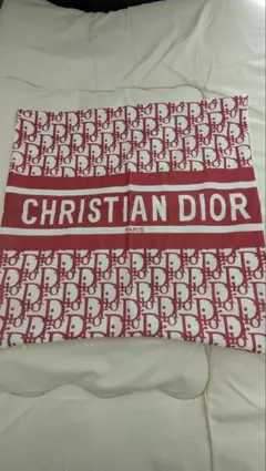 Christian Dior クッションカバー オブリーク 　レッド