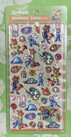 【正規品】ディズニー ボンボンドロップシール ズートピア