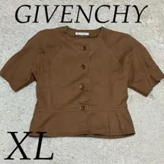 GIVENCHY ジバンシー 13号 XL リネン 麻 半袖 ジャケット 春夏のサムネイル
