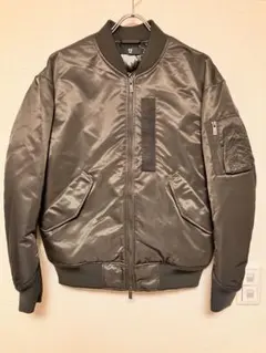 26年復刻 UNIQLO+J ハイブリッドダウンオーバーサイズMA1 グレーS