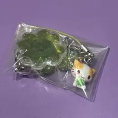 サンリオ　クローバーストラップ　平成女児 マシュマロみたいなふわふわにゃんこ