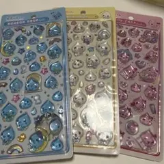 【正規品】　ボンボンドロップシール　しずくちゃん　うるおいちゃん　みるみるちゃん