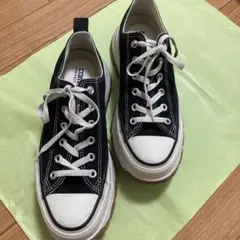 CONVERSE オールスター ブラック ローカット　厚底　トレックウェーブ