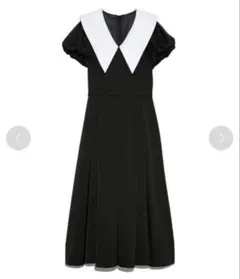 SNIDEL ボリュームフレアワンピース