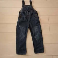 ダークデニム オーバーオール 120cm