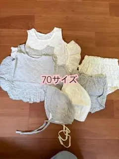 【新品未使用】ベビー服セットアップ　6点セット　70サイズ
