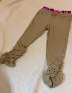 未使用120cmシャーリングパンツ ストレッチ