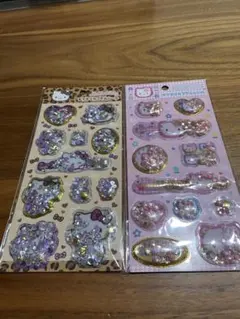 ハローキティ キラキラカプセルシール 2個セットのサムネイル