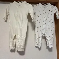 baby gap クマ柄ロンパース 2点セット　3-6month