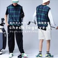 アンティカ★antiqua golf× STCH★ゴルフベスト★美品★男女兼用☆