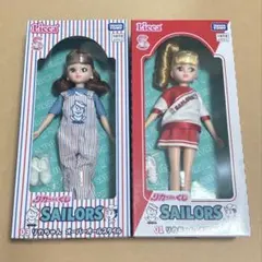 リカちゃんくじ　オーバーオールスタイル　チアスタイル　セーラーズ　SAILORS