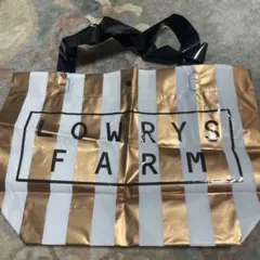【美品】ローリーズファーム　ショッピングバッグ　ストライプ