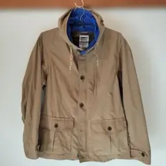 キャンプ7 マウンテンパーカー XL ベージュ 青