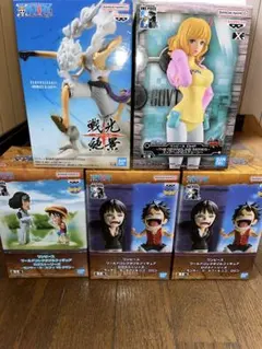 ワンピース フィギュア　5個セット　ルフィ　クザン　ロビン　ステューシー　ニカ