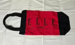 ELLE PARIS トートバッグ レッド×ブラックのサムネイル