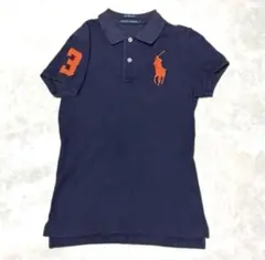 【限定値下げ】ラルフローレン 半袖ポロシャツ ビッグポニー ネイビー M 定番