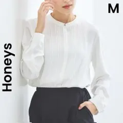 【miii.様】ハニーズ グラシア M ピンタック ブラウス 長袖 オフィス