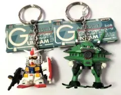 機動戦士ガンダム ガンダム ビグ・ザム キーホルダー2種類セット 新品 미사용 품목