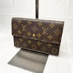 ルイヴィトン モノグラム ポシェット パスポール 三つ折り財布